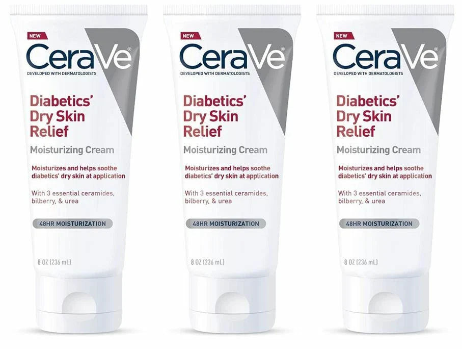 Cerave Diabetics Dry Skin Relief Moisturising Cream 236ml - sheesha