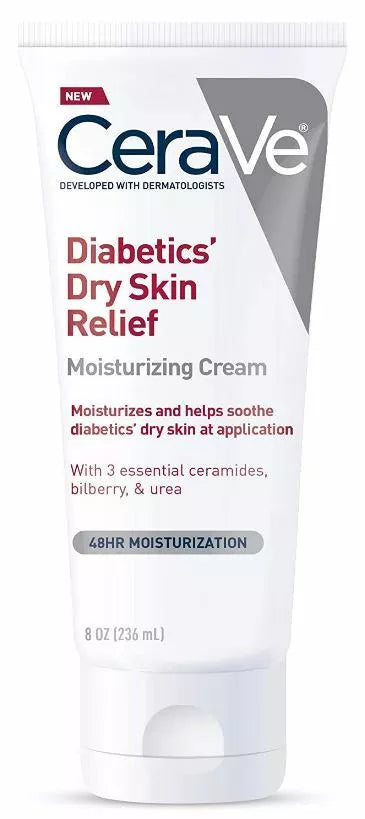 Cerave Diabetics Dry Skin Relief Moisturising Cream 236ml - sheesha