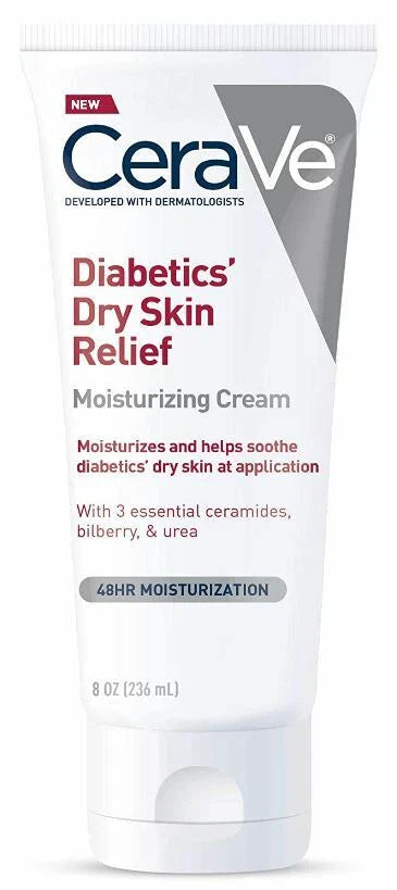 Cerave Diabetics Dry Skin Relief Moisturising Cream 236ml - sheesha