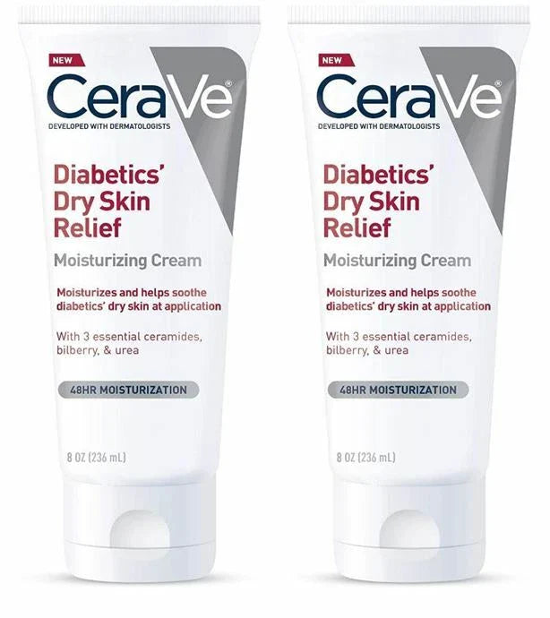 Cerave Diabetics Dry Skin Relief Moisturising Cream 236ml - sheesha
