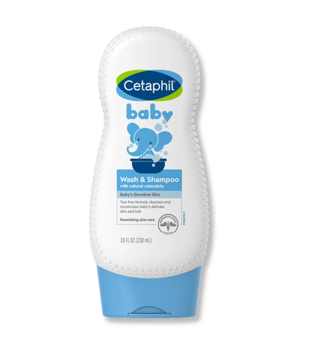 Cetaphil Baby Wash and Shampoo 230ml - sheesha