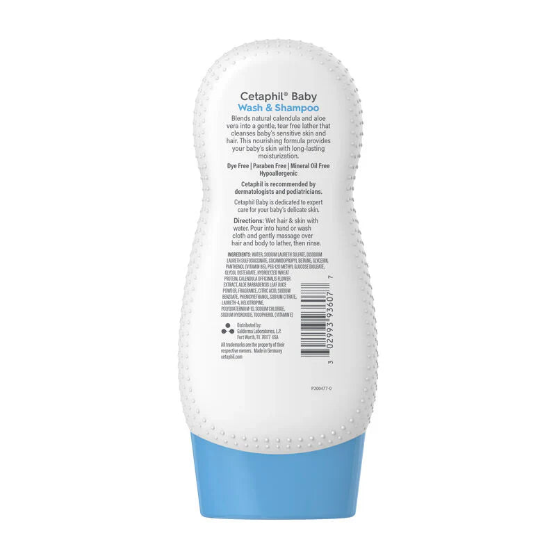Cetaphil Baby Wash and Shampoo 230ml - sheesha