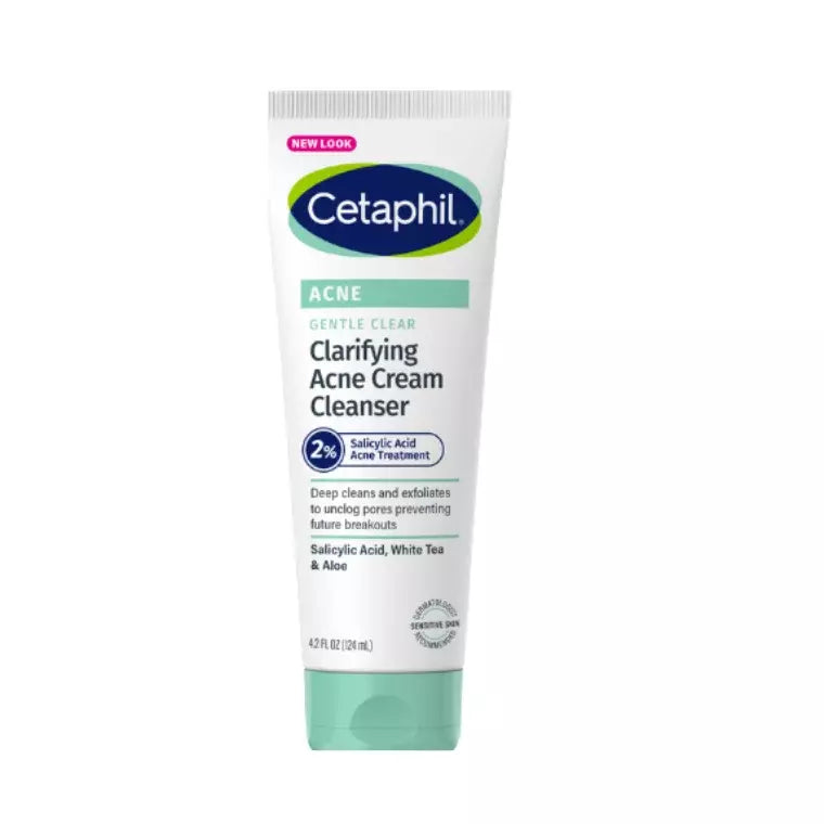 Cetaphil Acne Gentle Clear Complexion-Clearing Acne Cleanser 124ml