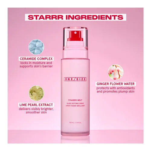 ONE/SIZE Powder Melt Glass Setting Spray 100ml