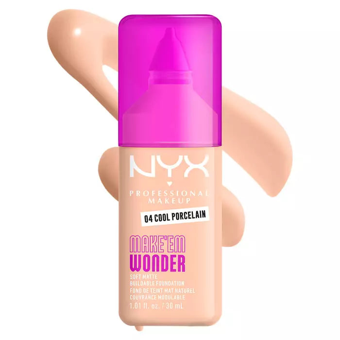 NYX Professional Makeup Make ’Em Wonder Soft Matte Buildable Foundation