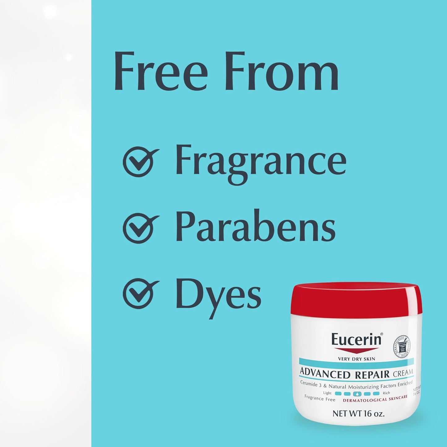 Eucerin Advanced Repair Body Cream for Very Dry Skin Daily Body Moisturizer - sheesha