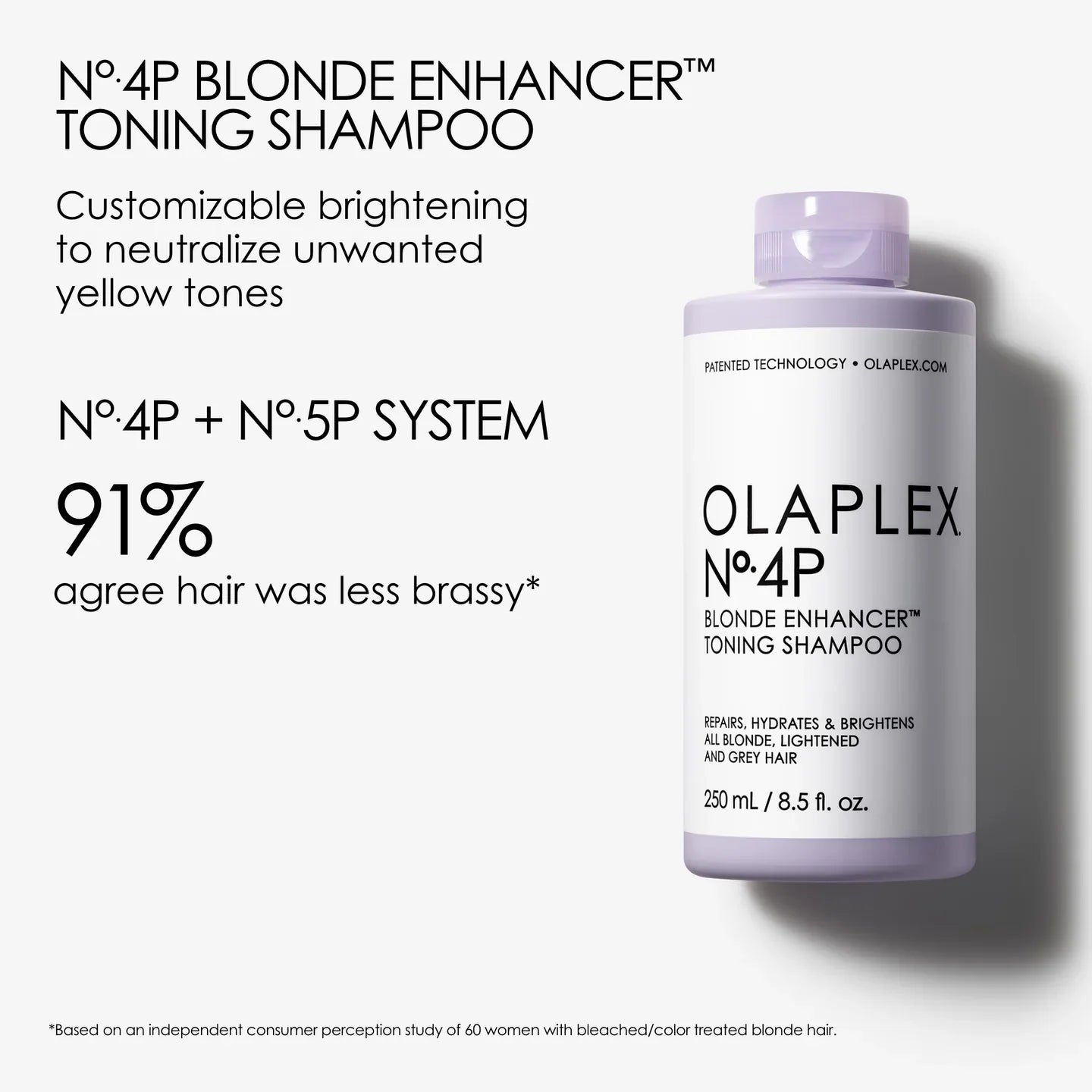 Olaplex No.4P Blonde Enhancer Toning Shampoo - sheesha