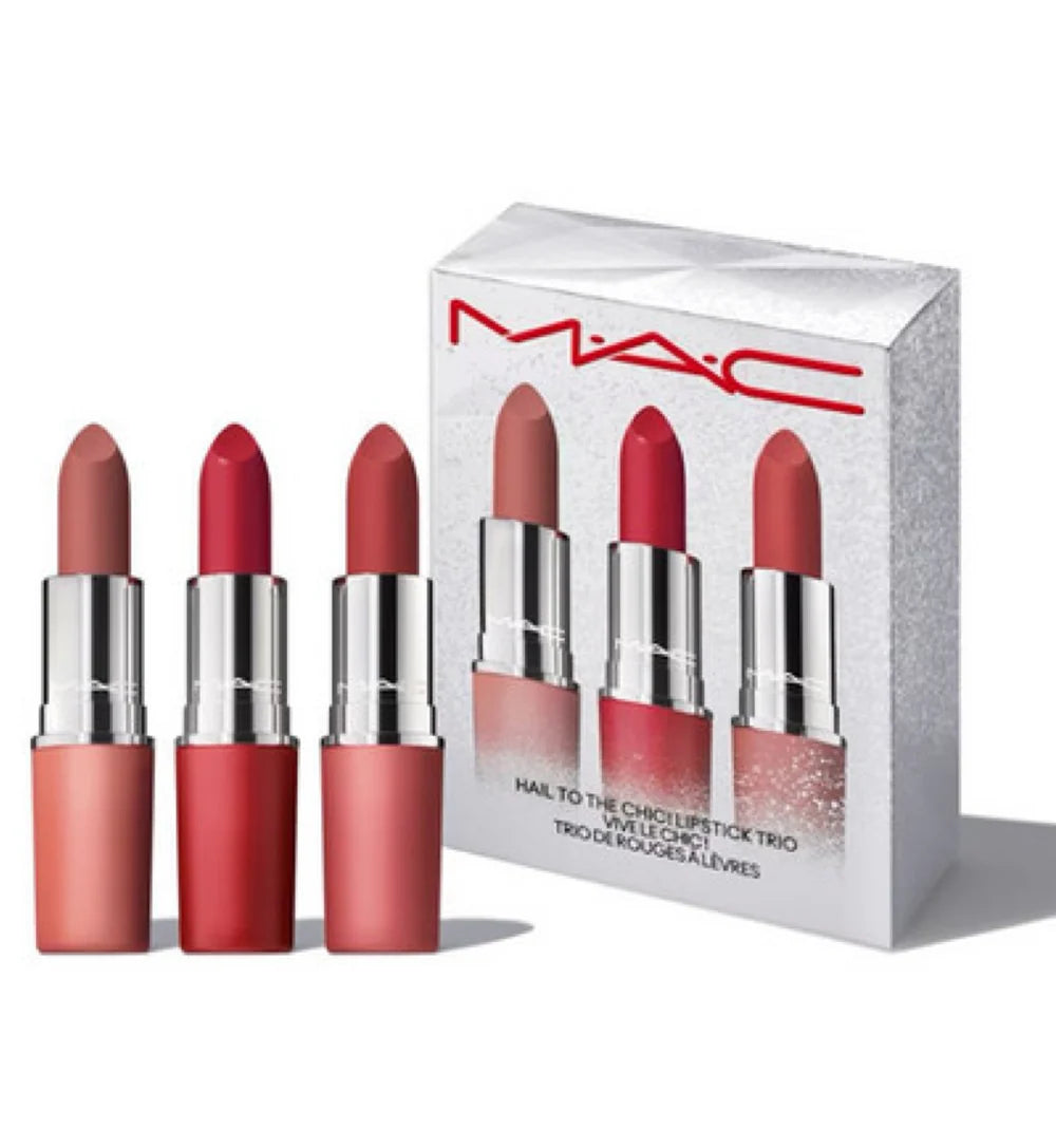 MAC Hail To The Chic Lipstick Trio Set