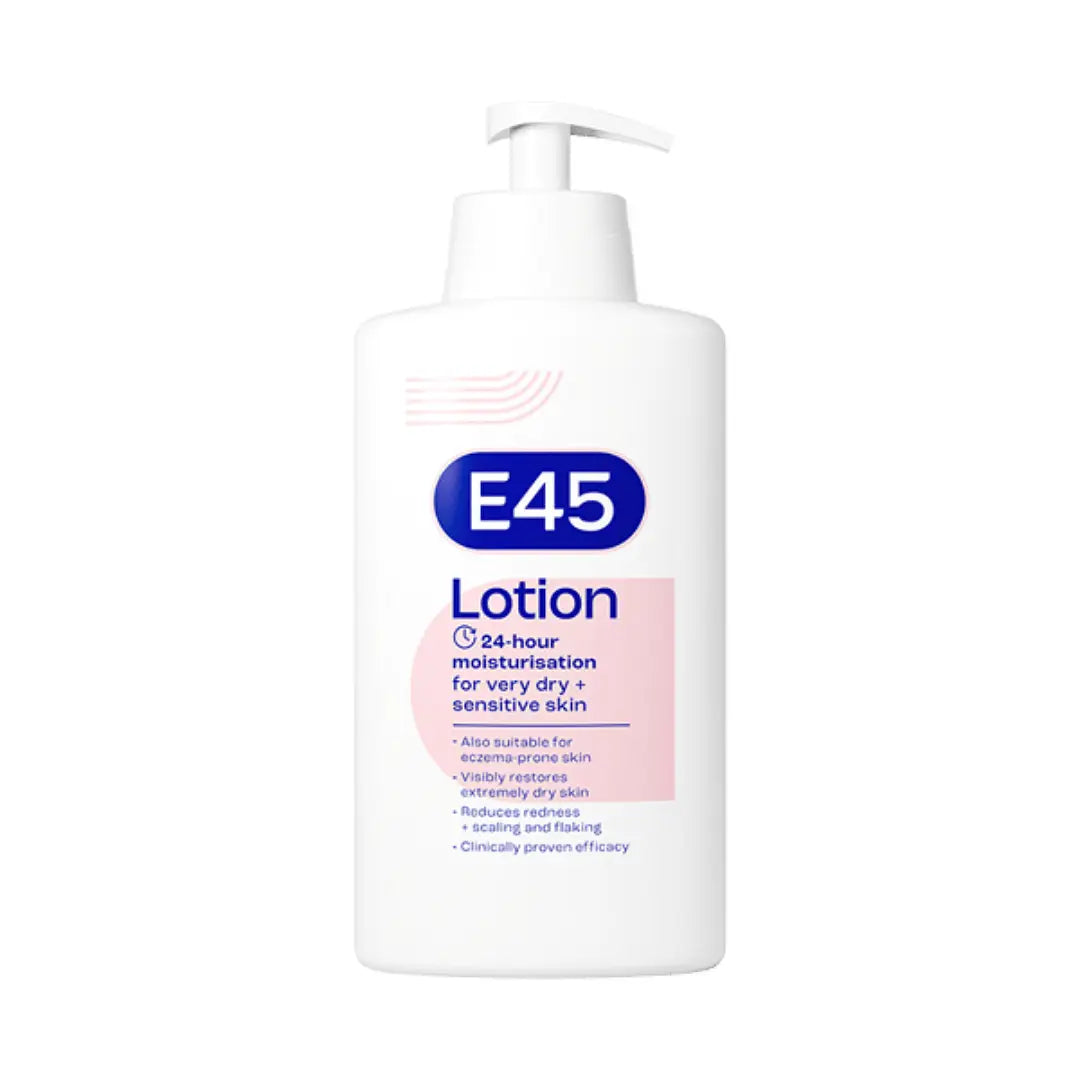 E45 Lotion 24HR Moisturisation for Very Dry & Sensitive Skin - sheesha