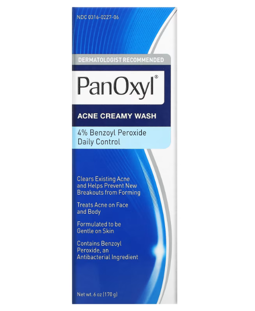 PanOxyl Acne Creamy Wash Benzoyl Peroxide 4% - sheesha