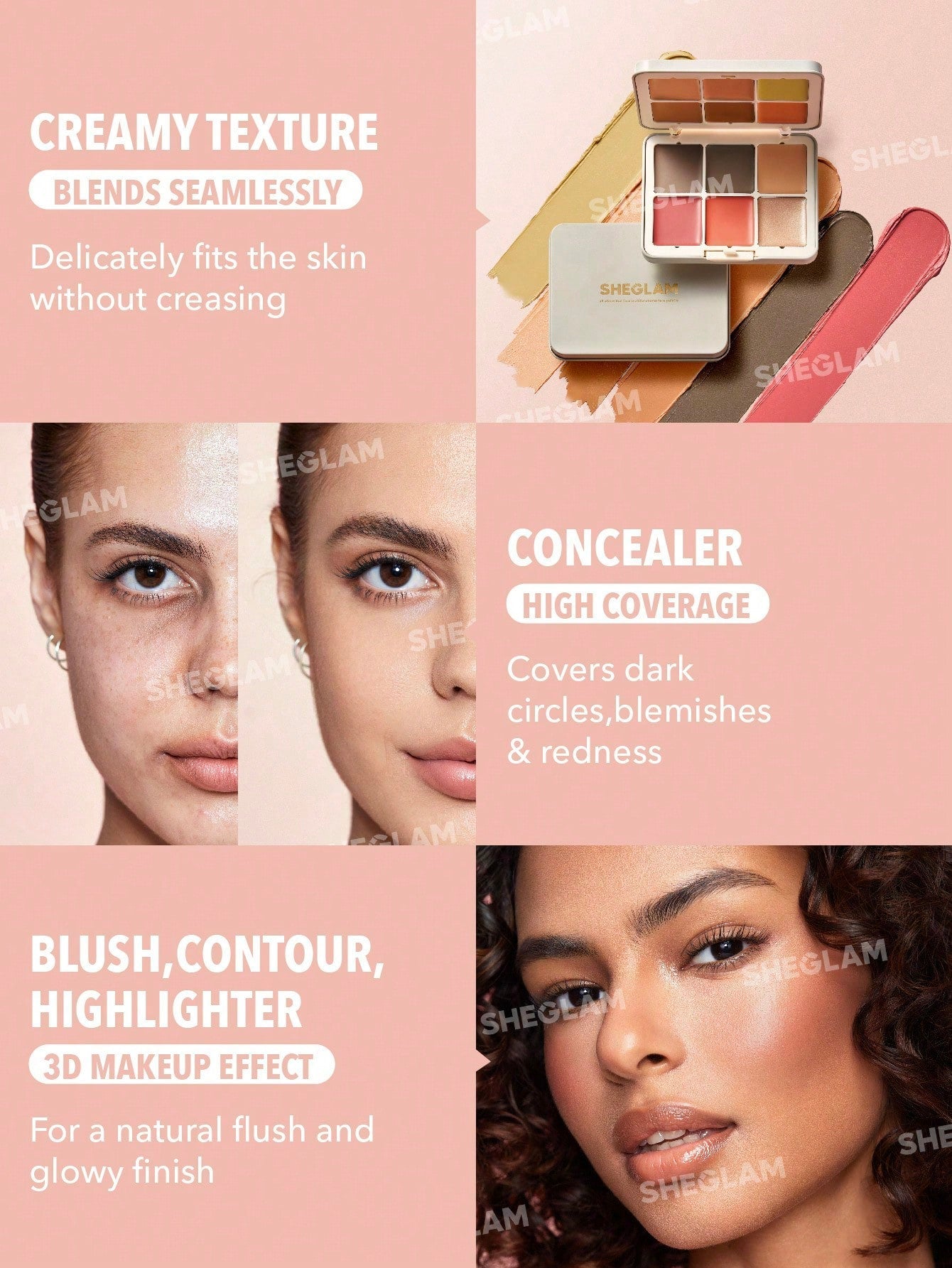 Sheglam All About That Face Multifunctional Face Palette - sheesha