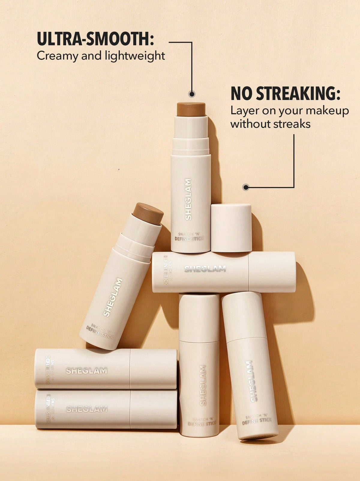 Sheglam Snatch 'N' Define bronzer and contour Stick - sheesha