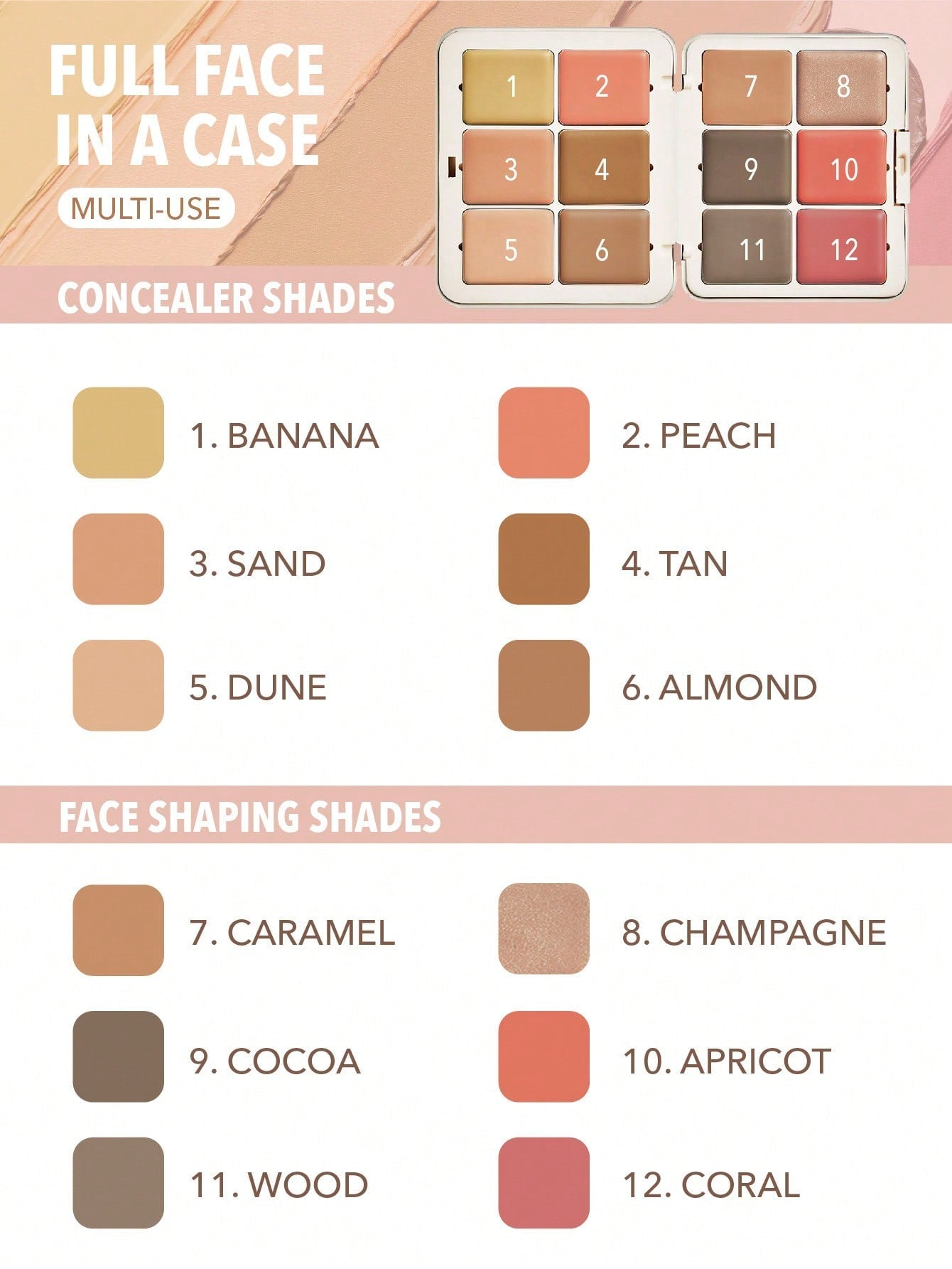 Sheglam All About That Face Multifunctional Face Palette - sheesha