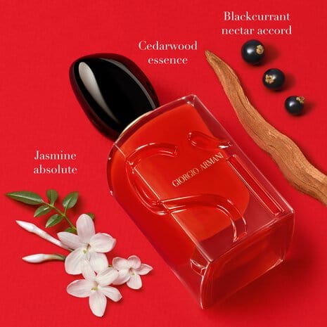 Giorgio Armani Sì Passione Eau de Parfum 7ml – Luxury Floral Fruity Perfume for Women Travel Size