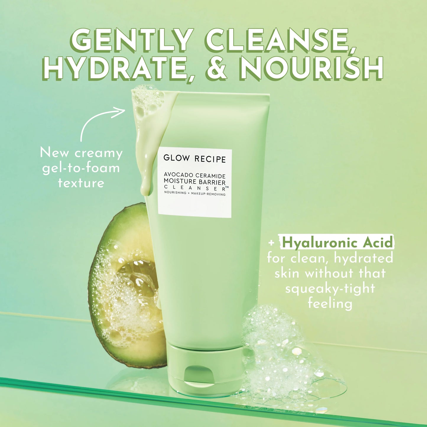 Glow Recipe Avocado Ceramide Moisture Barrier Face Cleanser 150ml - sheesha