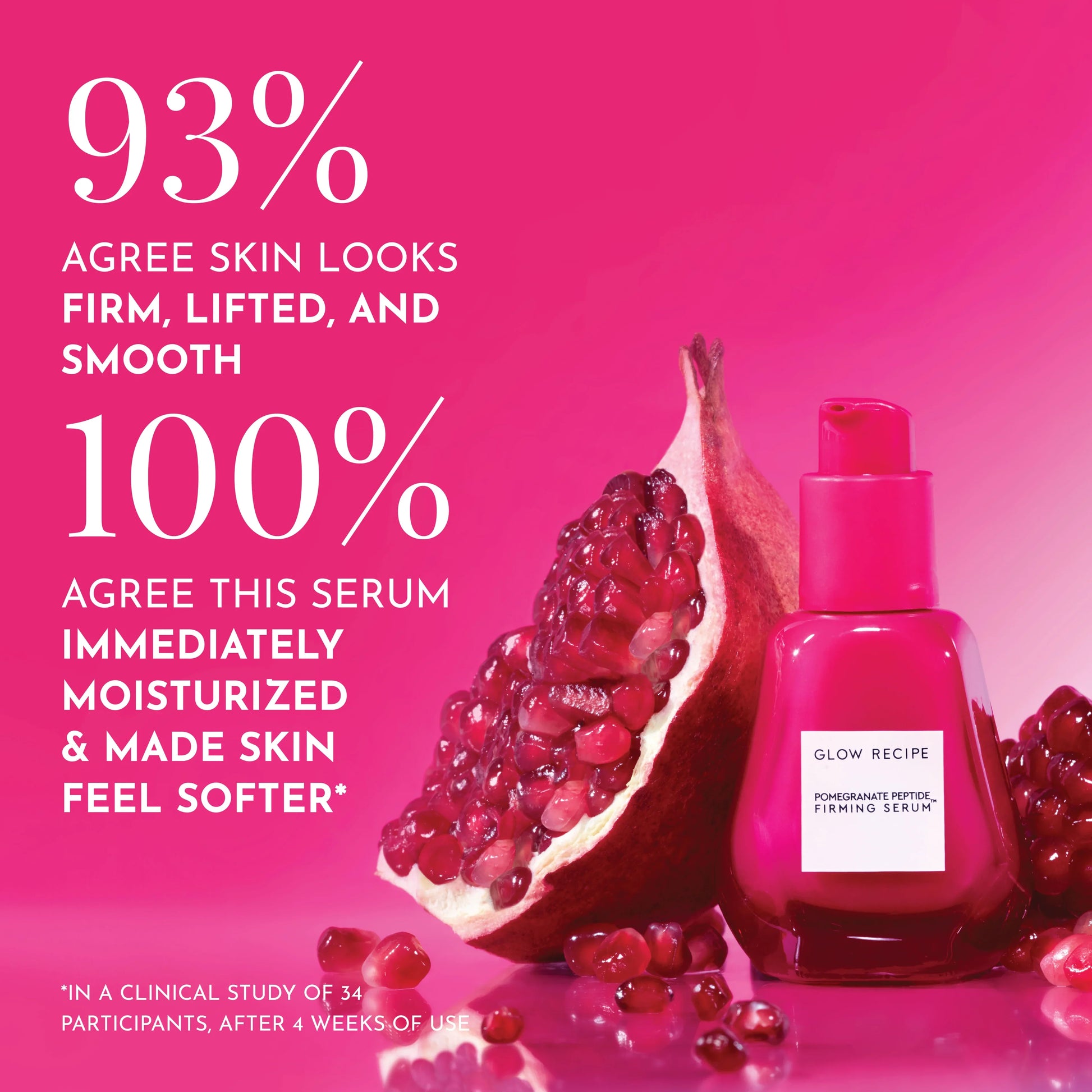 Glow Recipe Pomegranate Peptide Firming Serum 30ml - sheesha