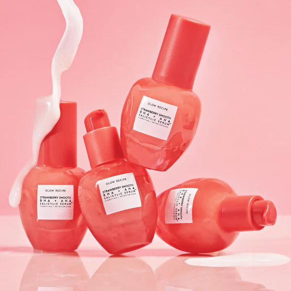 Glow Recipe Strawberry Smooth BHA + AHA Salicylic Acid Serum 30ml - sheesha
