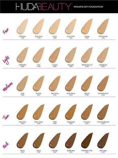 Huda Beauty FauxFilter Full Coverage liquid Foundation 35ml - sheesha