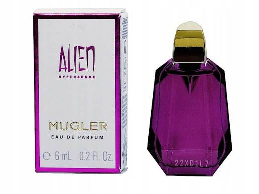 Mugler Alien Eau de Parfum Mini 6ml – Luxury Floral Amber Perfume for Women Travel Size