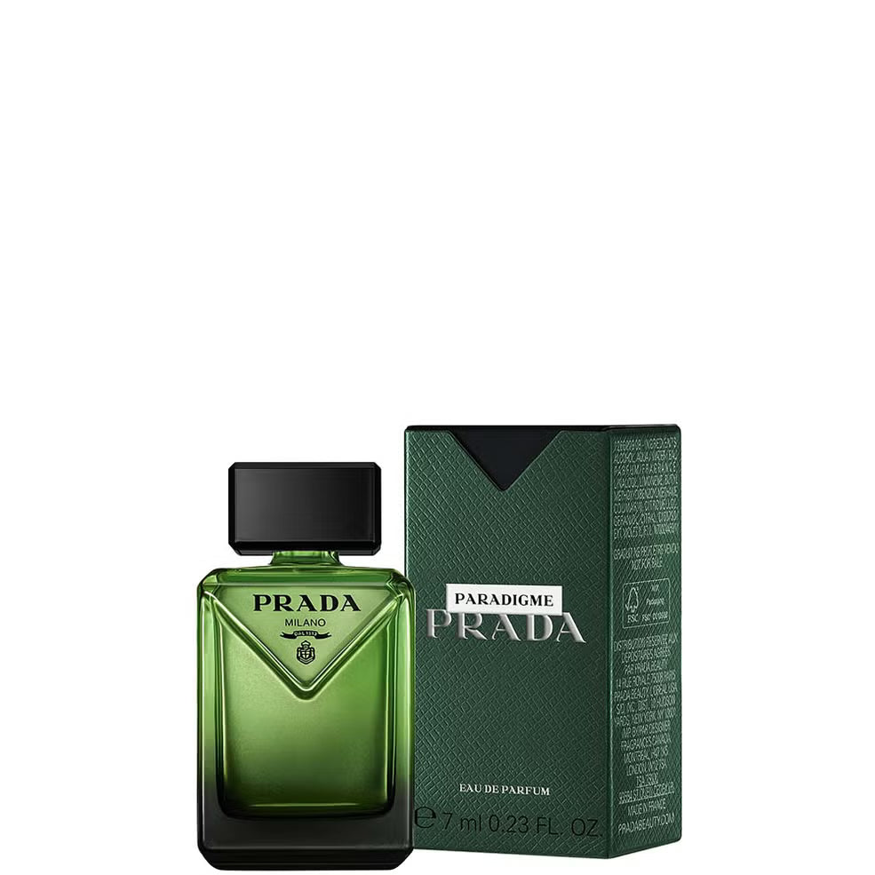 Prada Paradigme Eau de Parfum 7ml – Luxury Amber Woody Perfume for Men Travel Size