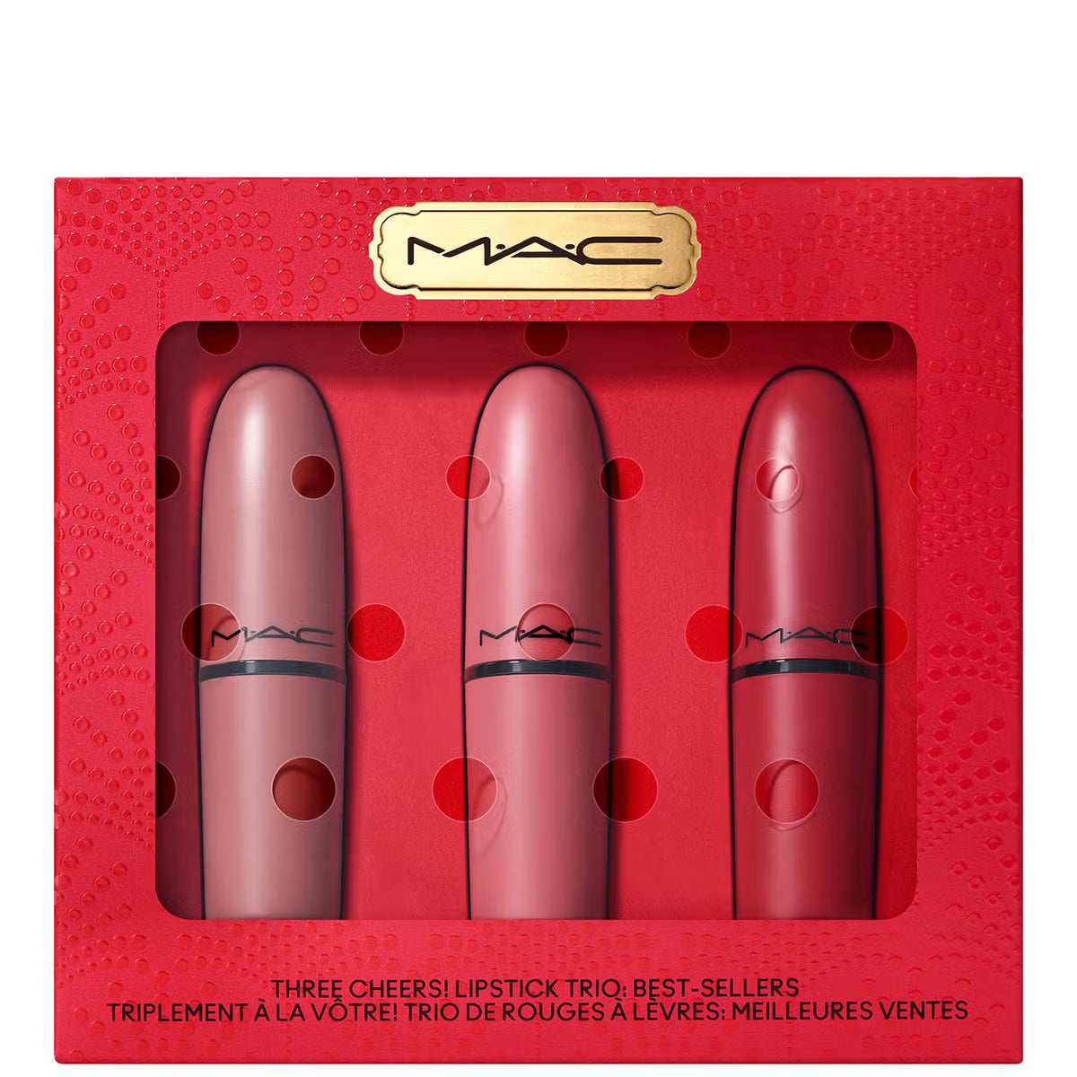 MAC Three Cheers Lip Trio Lipstick Kit