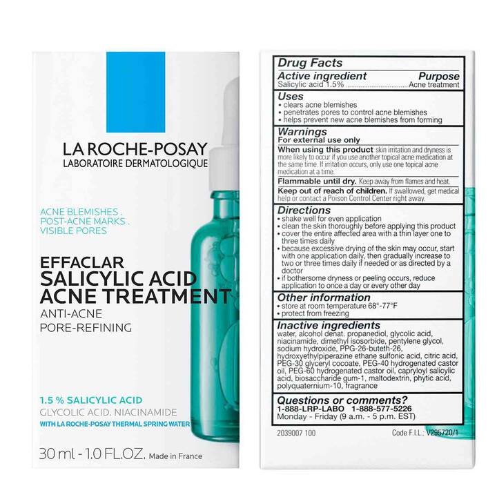La Roche Posay Effaclar Salicylic Acid Acne Treatment Serum 30ml - sheesha