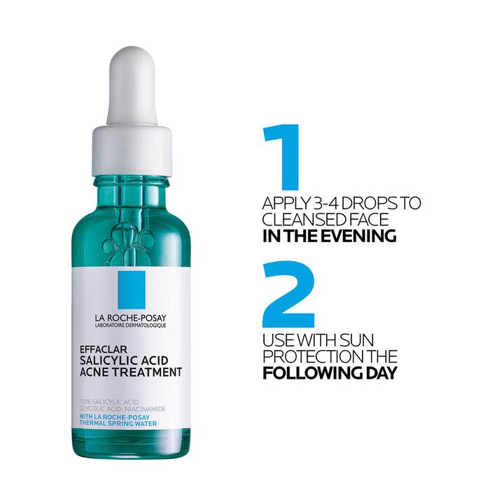 La Roche Posay Effaclar Salicylic Acid Acne Treatment Serum 30ml - sheesha