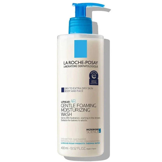 La Roche Posay Lipikar Gentle Foaming Moisturizing Wash 400ml - sheesha
