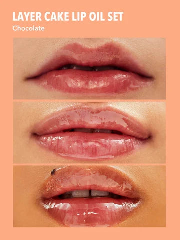 SHEGLAM Sunday Picnic Layer Cake Lip Oil Set