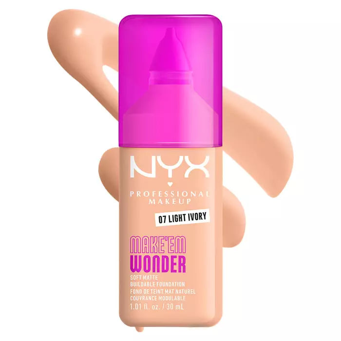 NYX Professional Makeup Make ’Em Wonder Soft Matte Buildable Foundation