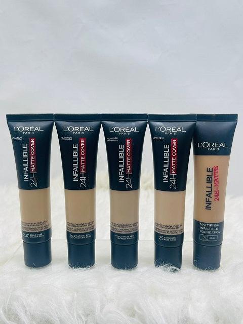 Loreal Infallible 24H Matte Cover Foundation 30ml - sheesha