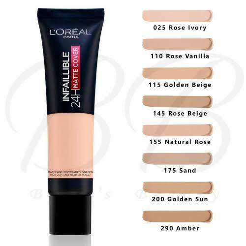 Loreal Infallible 24H Matte Cover Foundation 30ml - sheesha