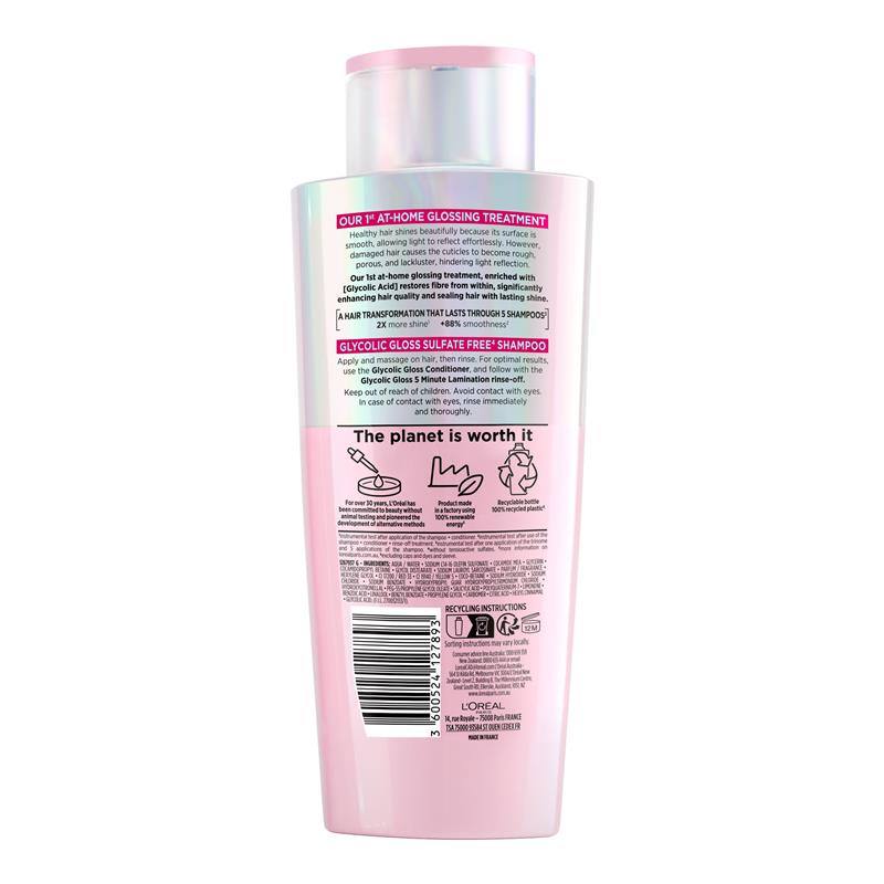 L'Oréal Elvive Glycolic Gloss Hair Shampoo 200ml - sheesha