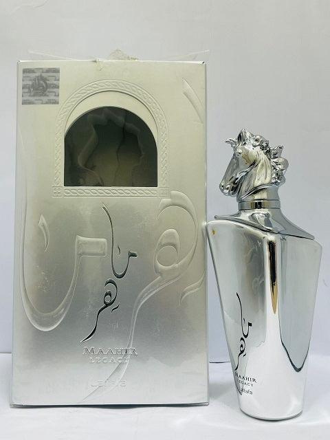 Mahir Legacy Silver Eau De Parfum For Men Perfume 100ml - sheesha