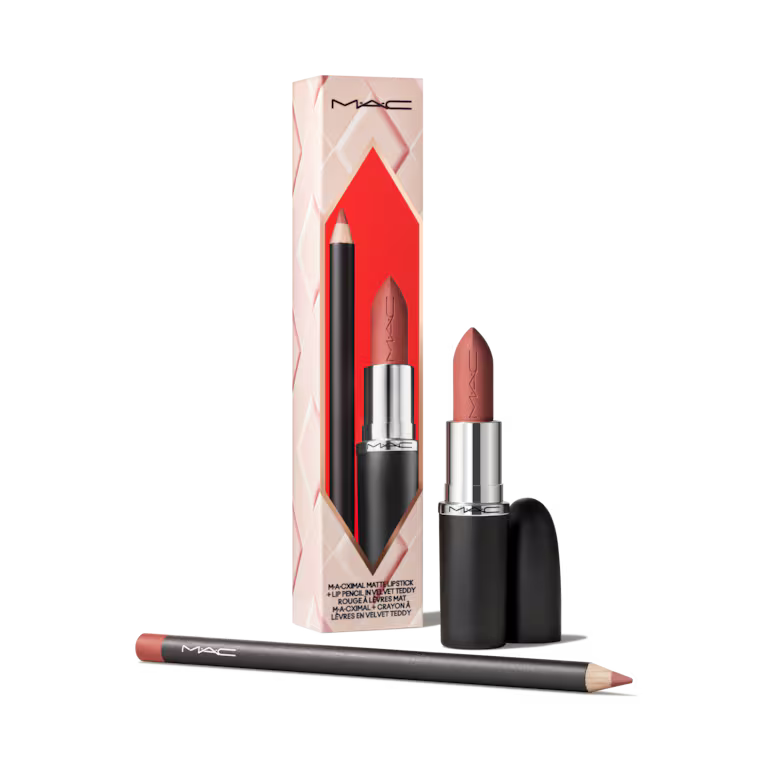 MAC Macximal Matte Lipstick + Lip Pencil in Velvet Teddy