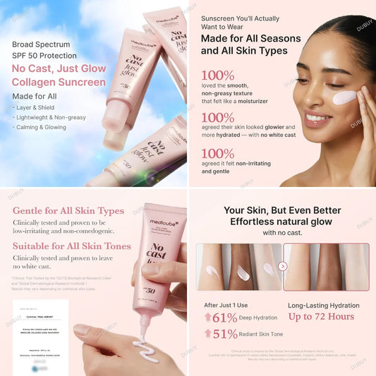 Medicube Collagen Glow Sunscreen SPF50+ PA++++ 50ml