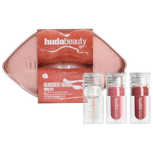 Huda Beauty Mini Glossiest Gloss Lip Gloss Set - sheesha