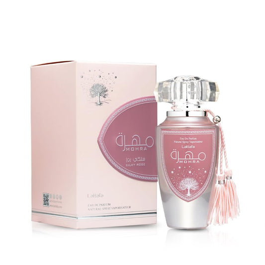 Lattafa Mohra Silky Rose EDP for Women 100ml - sheesha