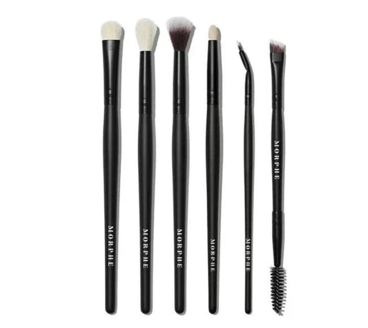 Morphe Eye Stunners 6 Pieces Eye Brush Set + Bag - sheesha