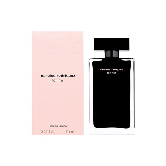 Narciso Rodriguez For Her Eau de Toilette 7.5ml – Luxury Musk Floral Perfume for Women Travel Size