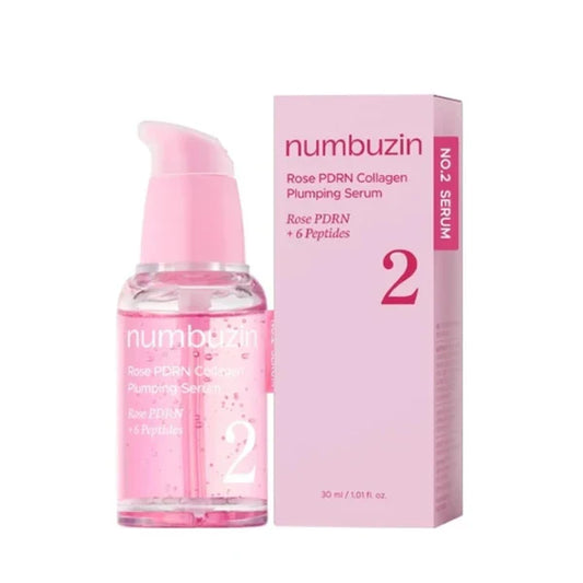 Numbuzin No.2 Rose PDRN Collagen Plumping Serum 30ml - sheesha