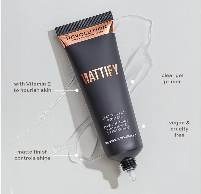 Makeup Revolution Mattify Matte & Fix Makeup Primer 28ml