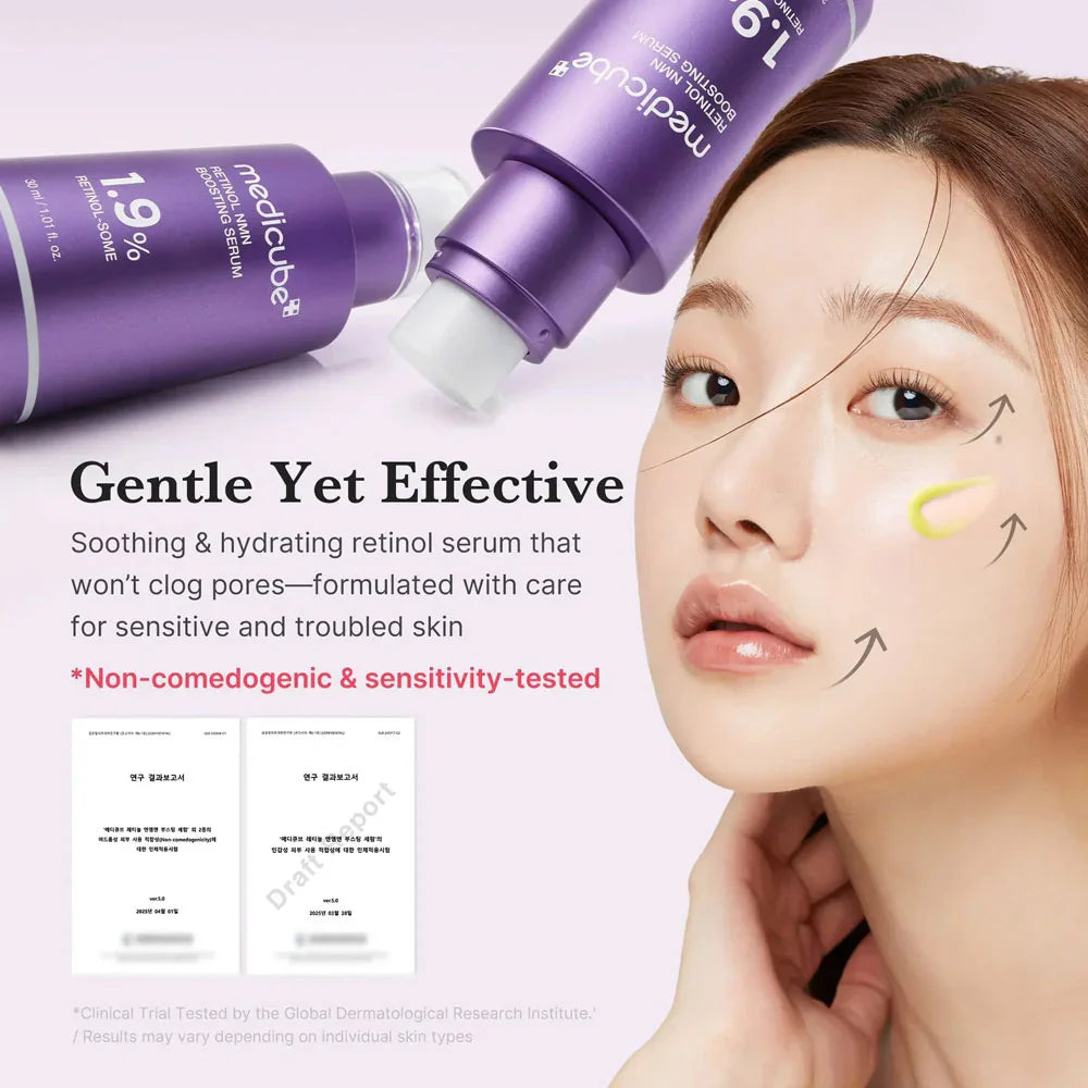 Medicube Retinol NMN Radiance Booster 1.9% Serum 30ml - sheesha