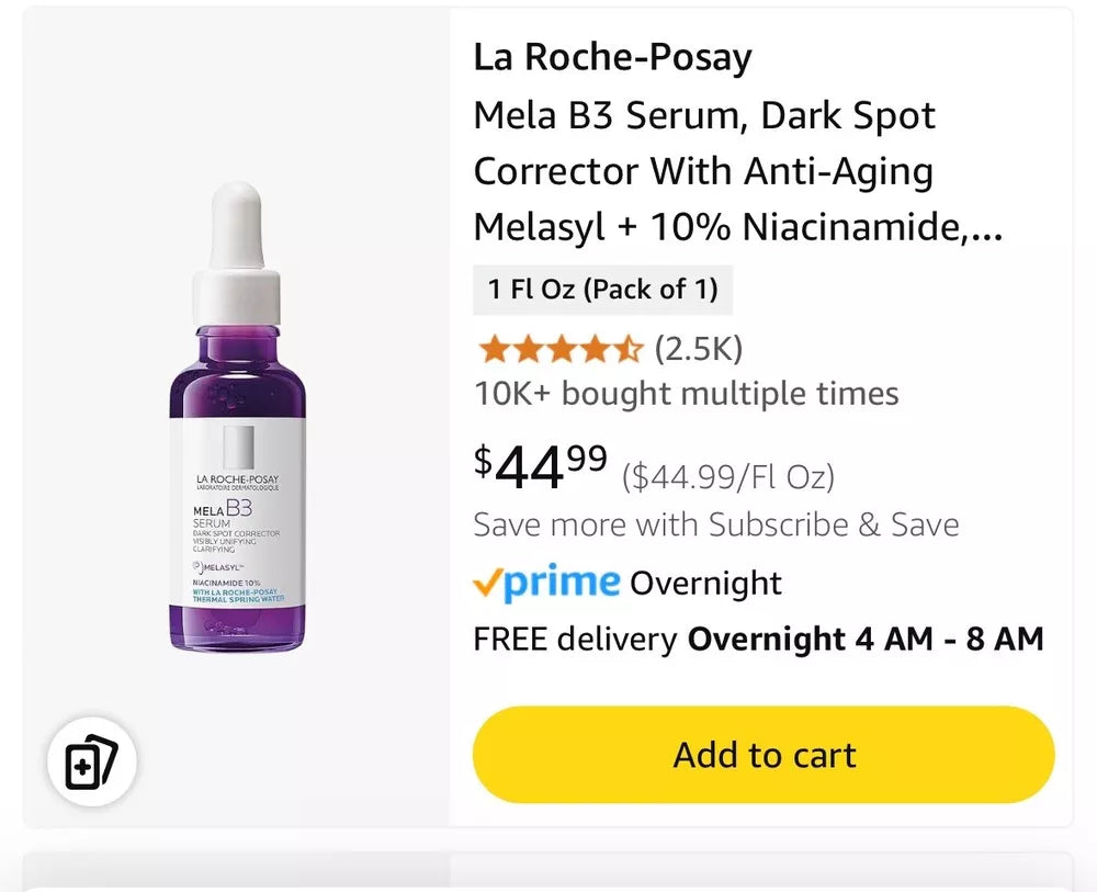 La Roche Posay Pure Niacinamide 10 Serum 30ml - sheesha