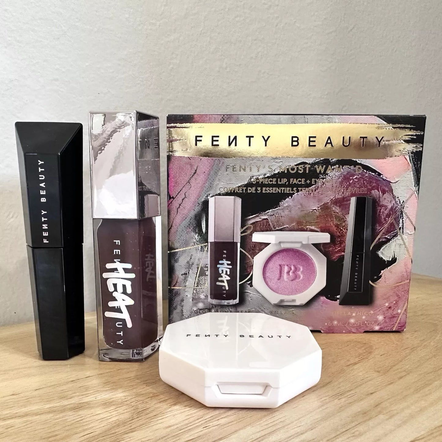 Fenty Beauty Most Want’d 3 Piece Lip Face + Eye kit - sheesha