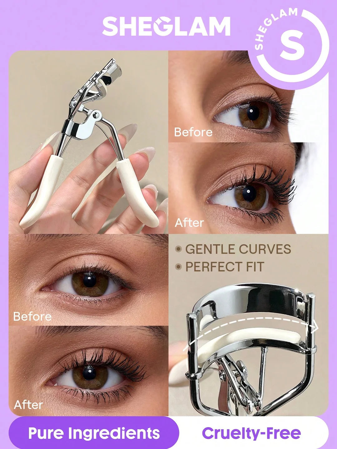Sheglam Made For Me Eyelash Curler - sheesha