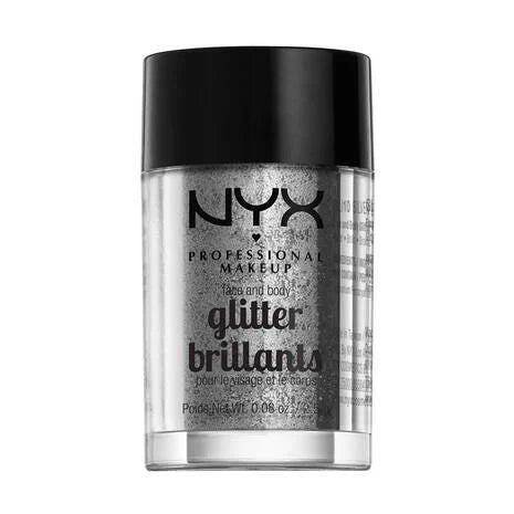 NYX Face and Body Glitter Silver - Sheesha