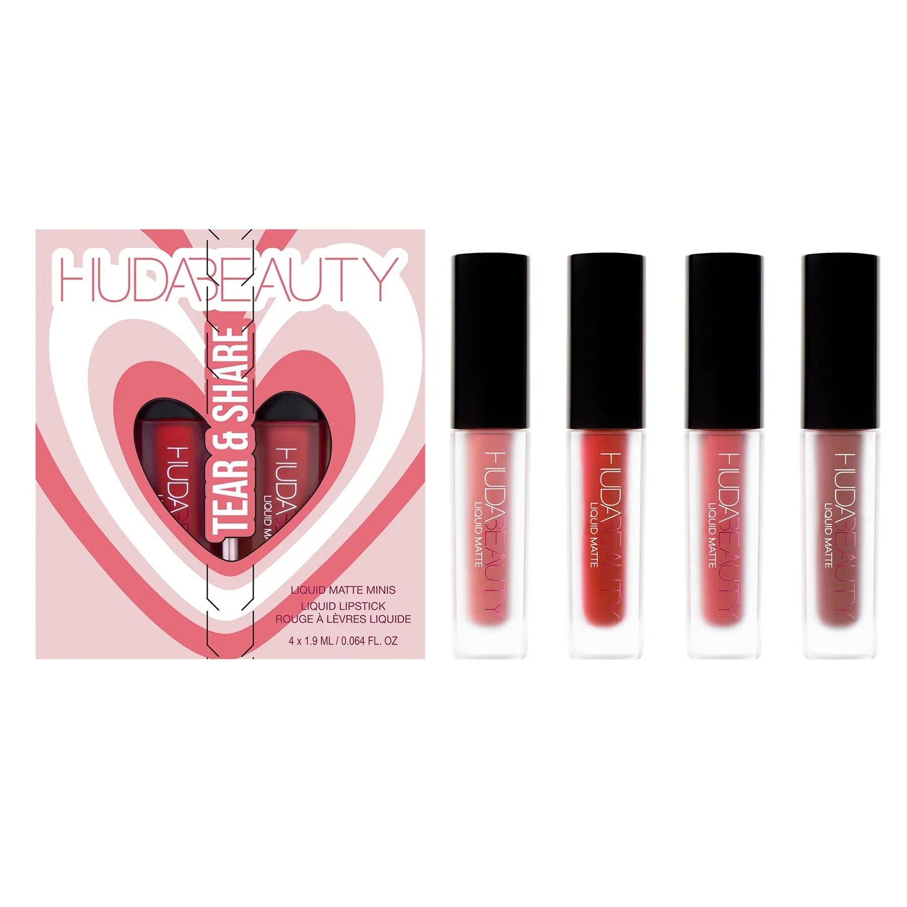 Huda Beauty Tear and Share Liquid Matte Minis Lipstick - sheesha