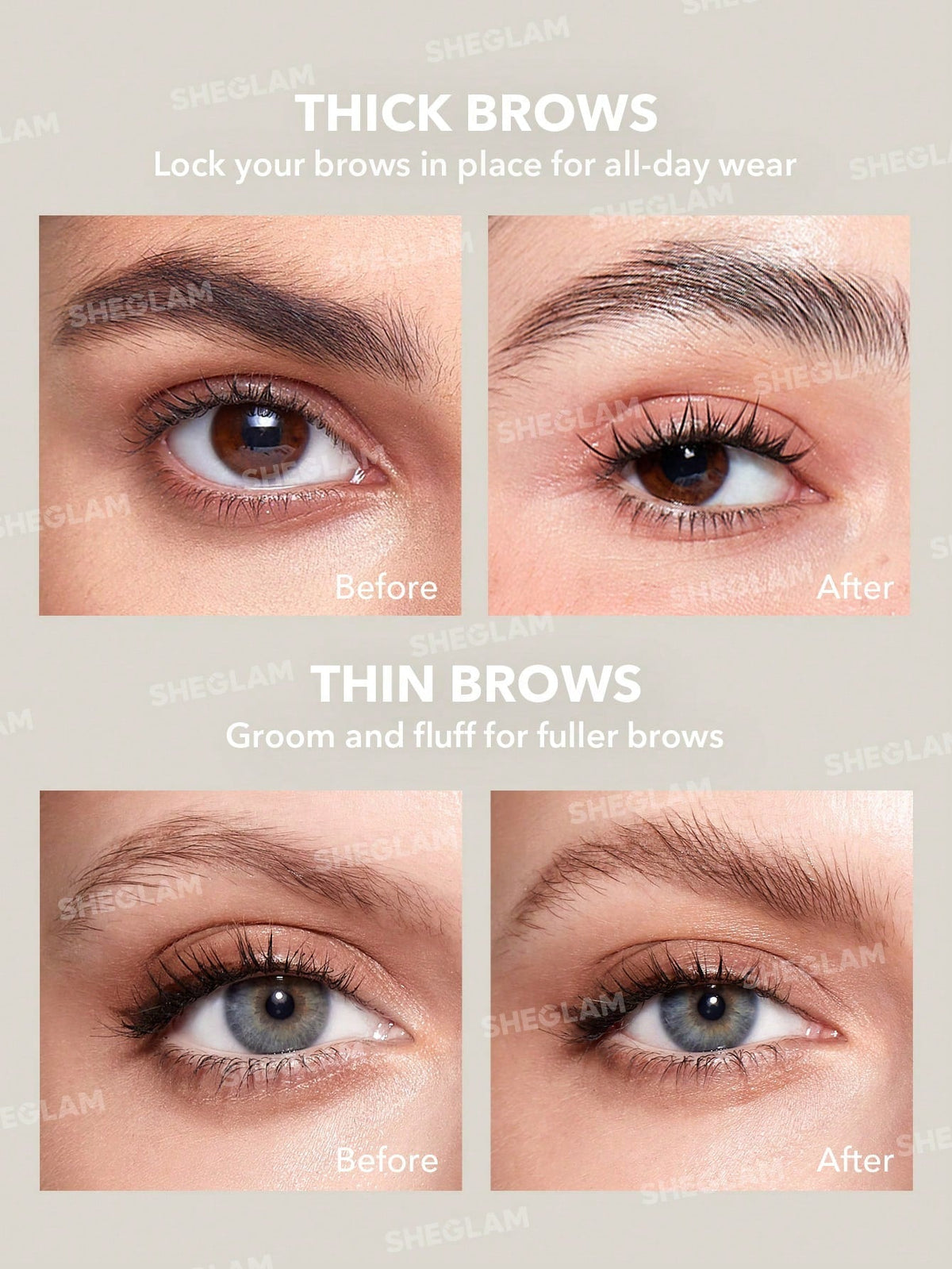 Sheglam Set Me Up Brow Hold Eyebrow Fixing Gel - sheesha