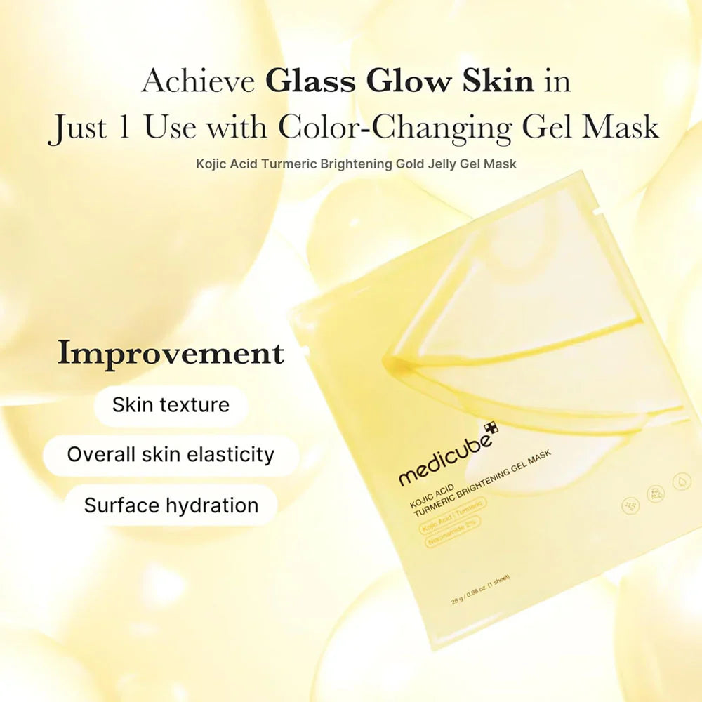 Medicube Kojic Acid Turmeric Brightening Gel Mask - sheesha